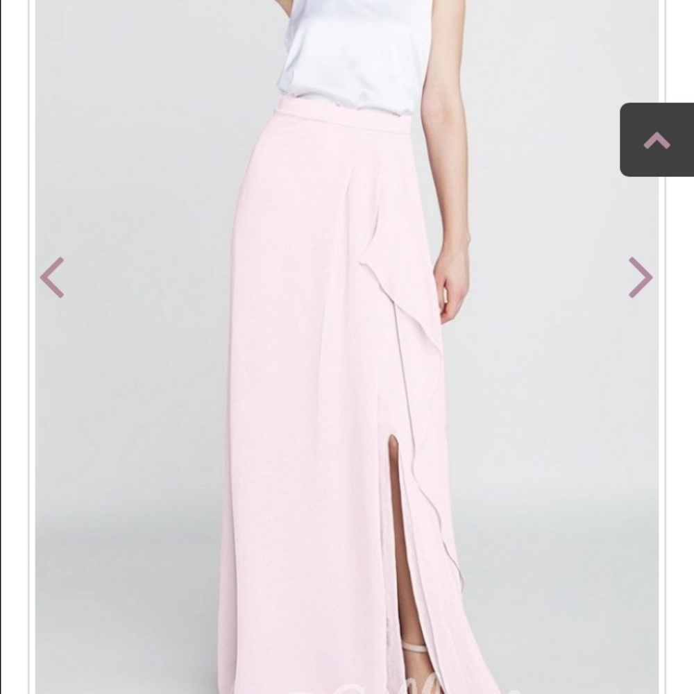 NWT Tulle and Chantilly skirt- BLUSH